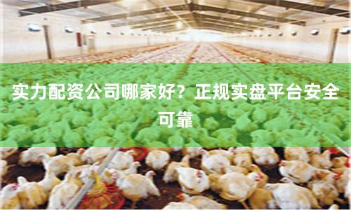 实力配资公司哪家好？正规实盘平台安全可靠